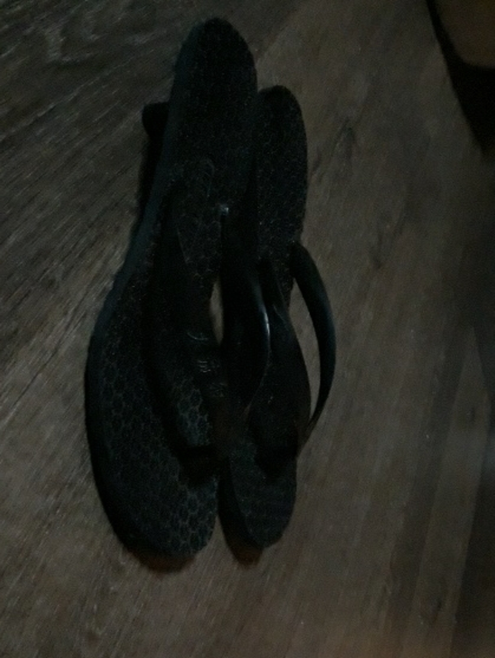 Rocket Dog Black Kitten Heel Flip Flop